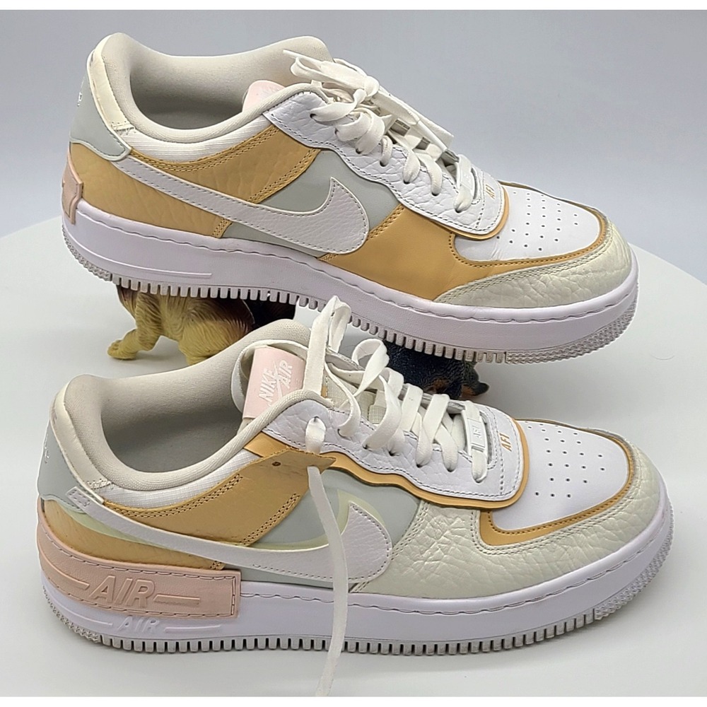 Nike Air Force 1 Shadow SE Spruce Aura Sail White Women's Size 12 Low Sneakers